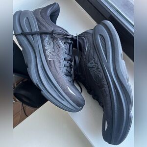 Hoka One One bondi 9 black sneakers